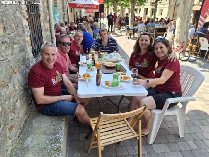 Una imagen de la convocatoria hoy en Villar del Río. /SN