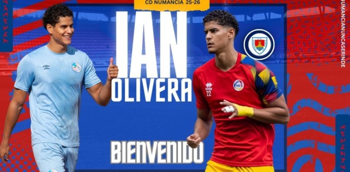 El Numancia cierra su retaguardia con la incorporación del internacional Ian Olivera