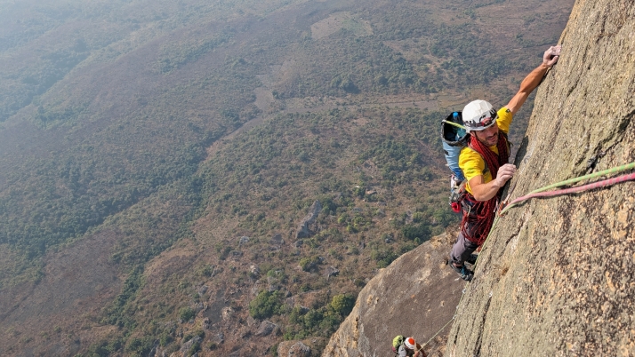 Una imagen del ascenso. 