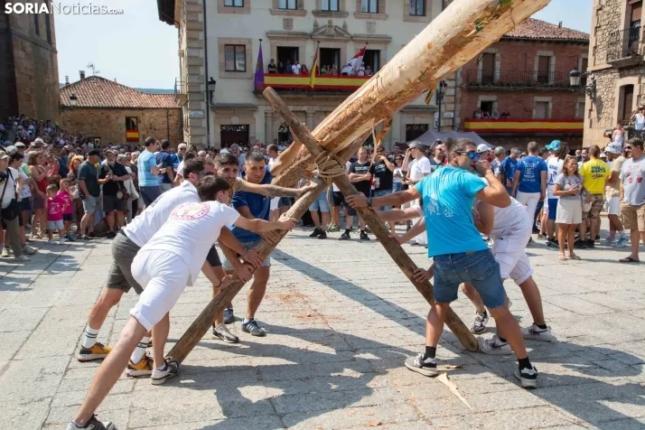 Pingada del mayo en Vinuesa