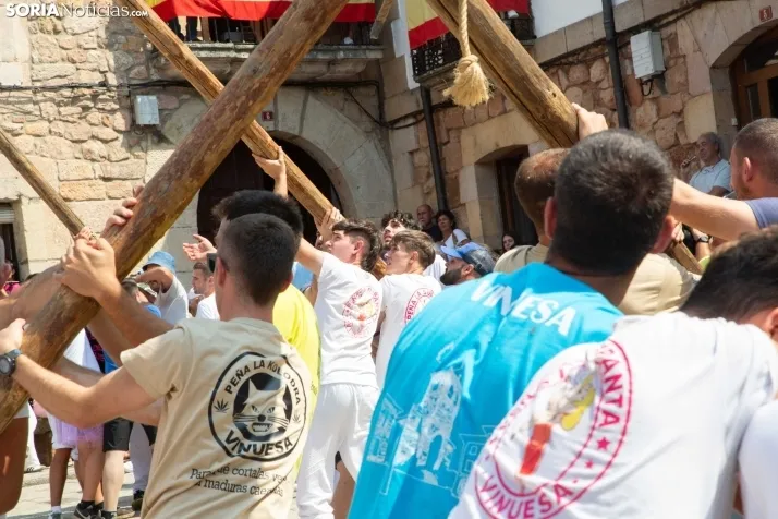 Pingada del mayo en Vinuesa