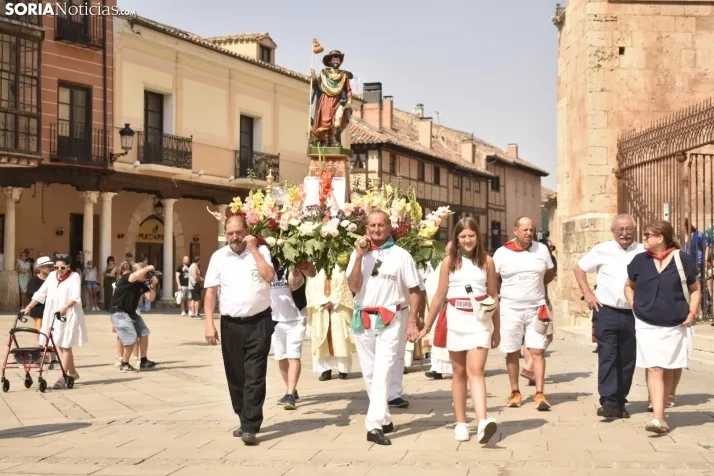 Procesión de San Roque en El Burgo de Osma. 