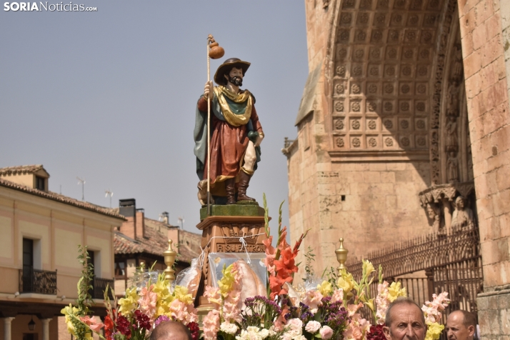 Procesión de San Roque en El Burgo de Osma. 