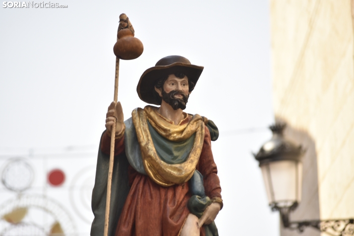 Procesión de San Roque en El Burgo de Osma. 