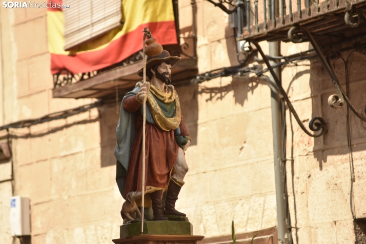 Procesión de San Roque en El Burgo de Osma. 