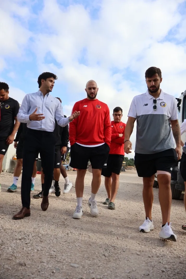 Visita del equipo amarillo a las instalaciones de REBI. 