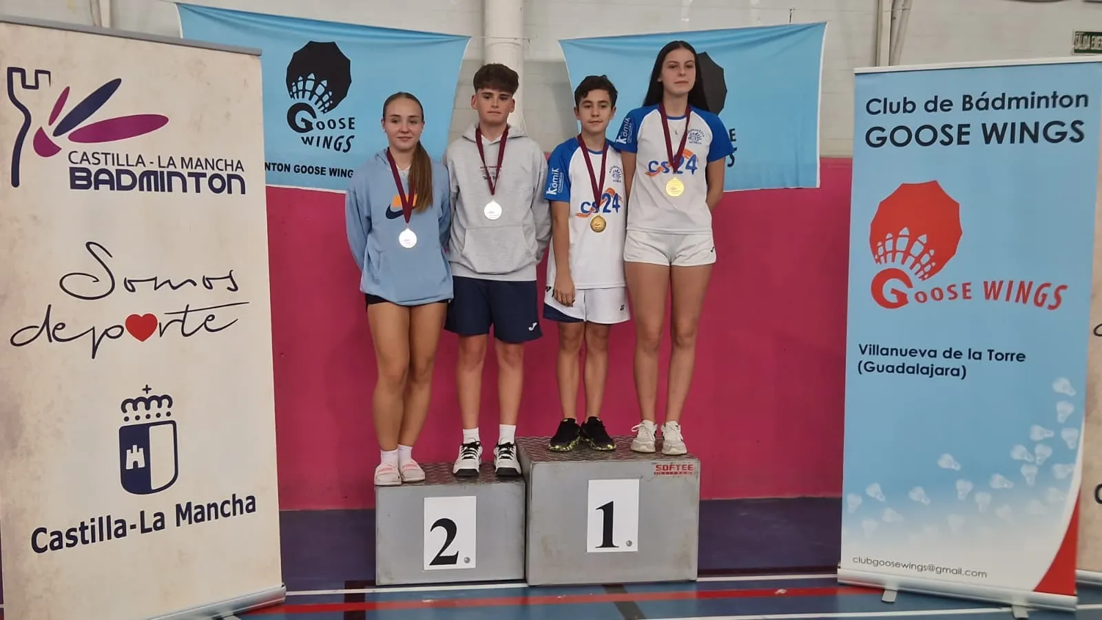 Foto 2 - El b&aacute;dminton soriano demuestra su potencial con un fin de semana lleno de victorias en Zaragoza y Guadalajara