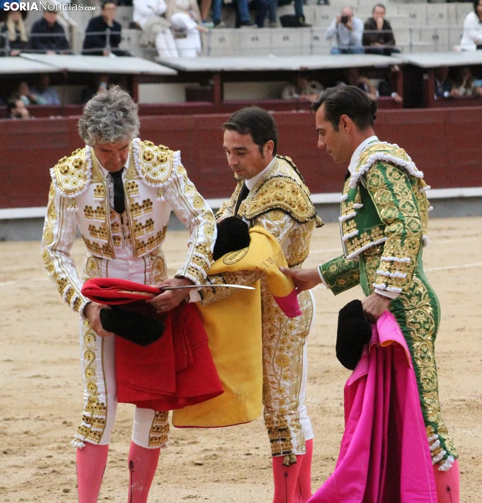 Rubén Sanz en su confirmación de alternativa en Las Ventas. Santos Gómez. 