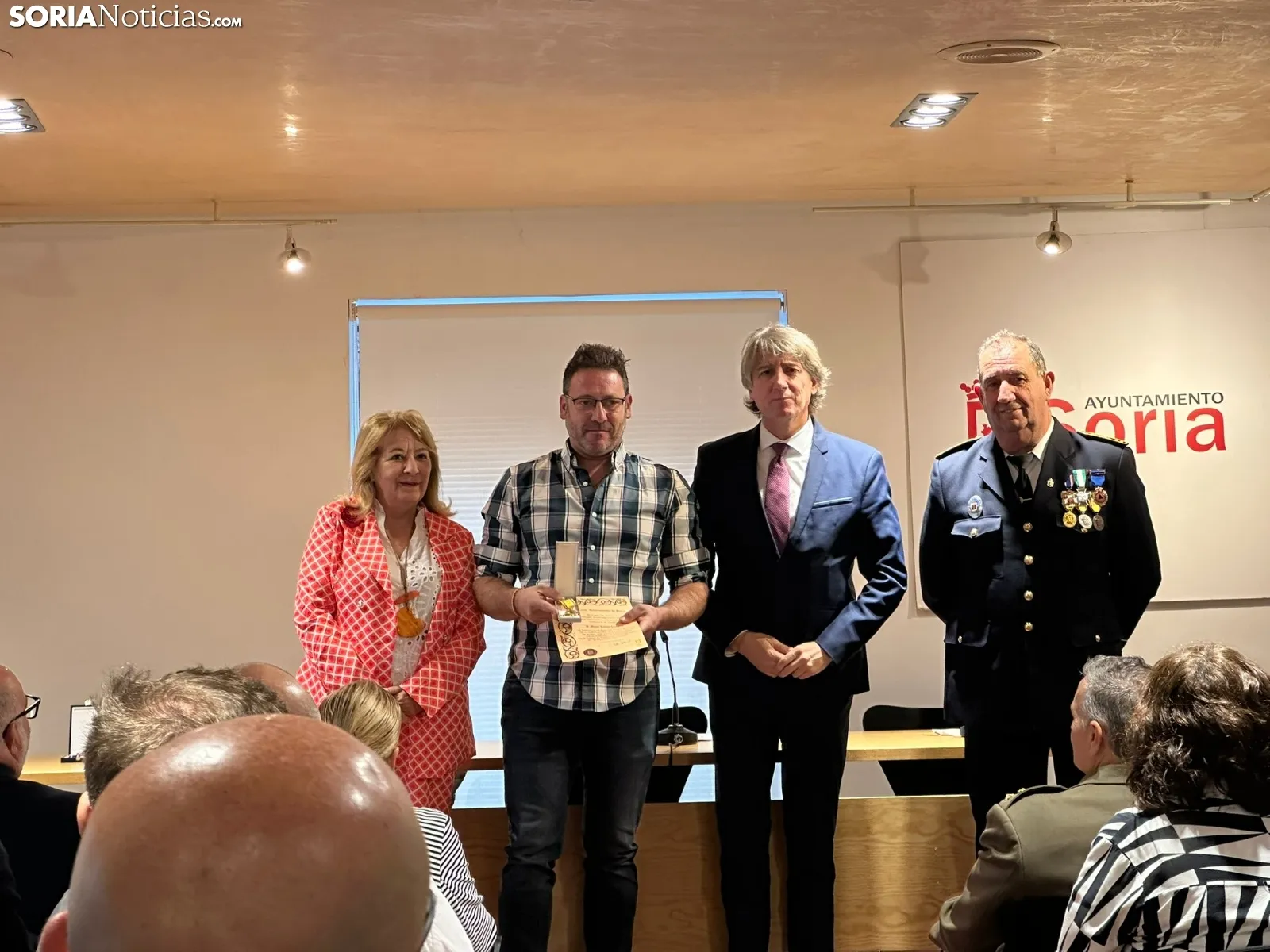 Foto 2 - El Ayuntamiento de Soria "reconoce y agradece" la labor de sus Polic&iacute;as Locales
