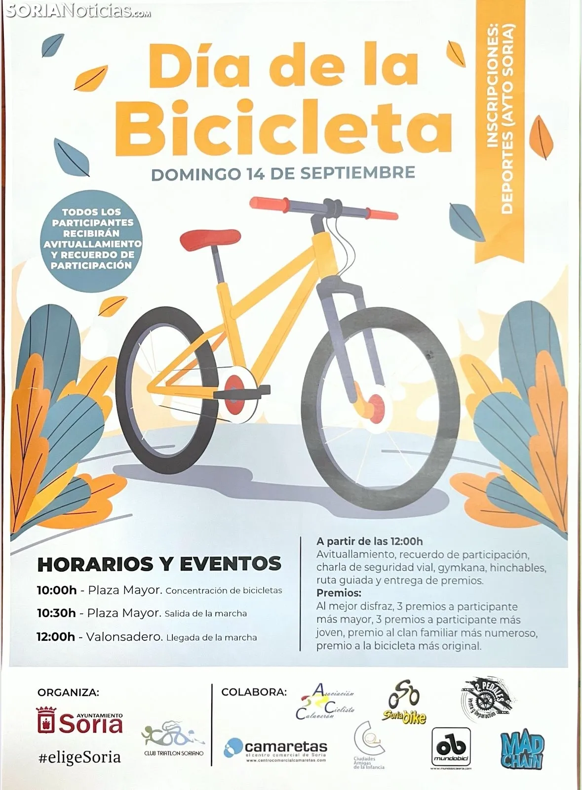 Foto 2 - M&aacute;s que un paseo: el D&iacute;a de la Bici de Soria ense&ntilde;ar&aacute; a usar los nuevos carriles y patinetes en los mismos