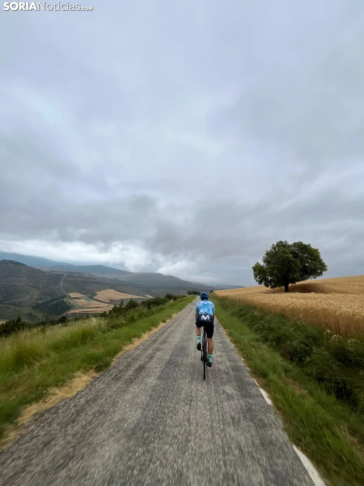 Fernando Valdecantos, el joven soriano que tiene como objetivo recorrer todos los pueblos de Soria en bicicleta