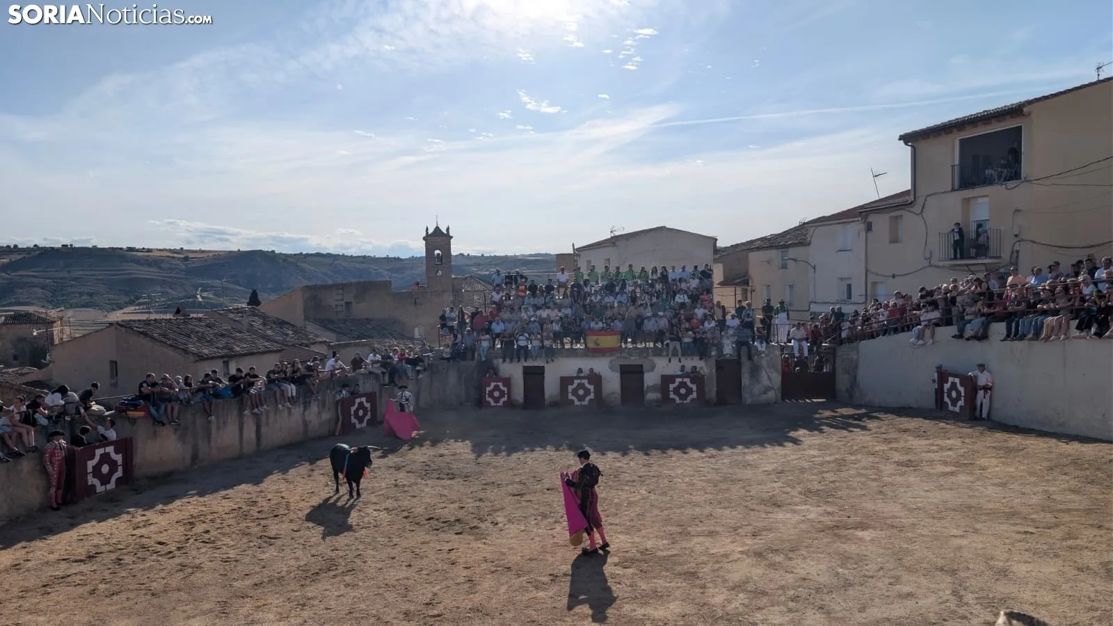 Novillada sin picadores en Deza. 