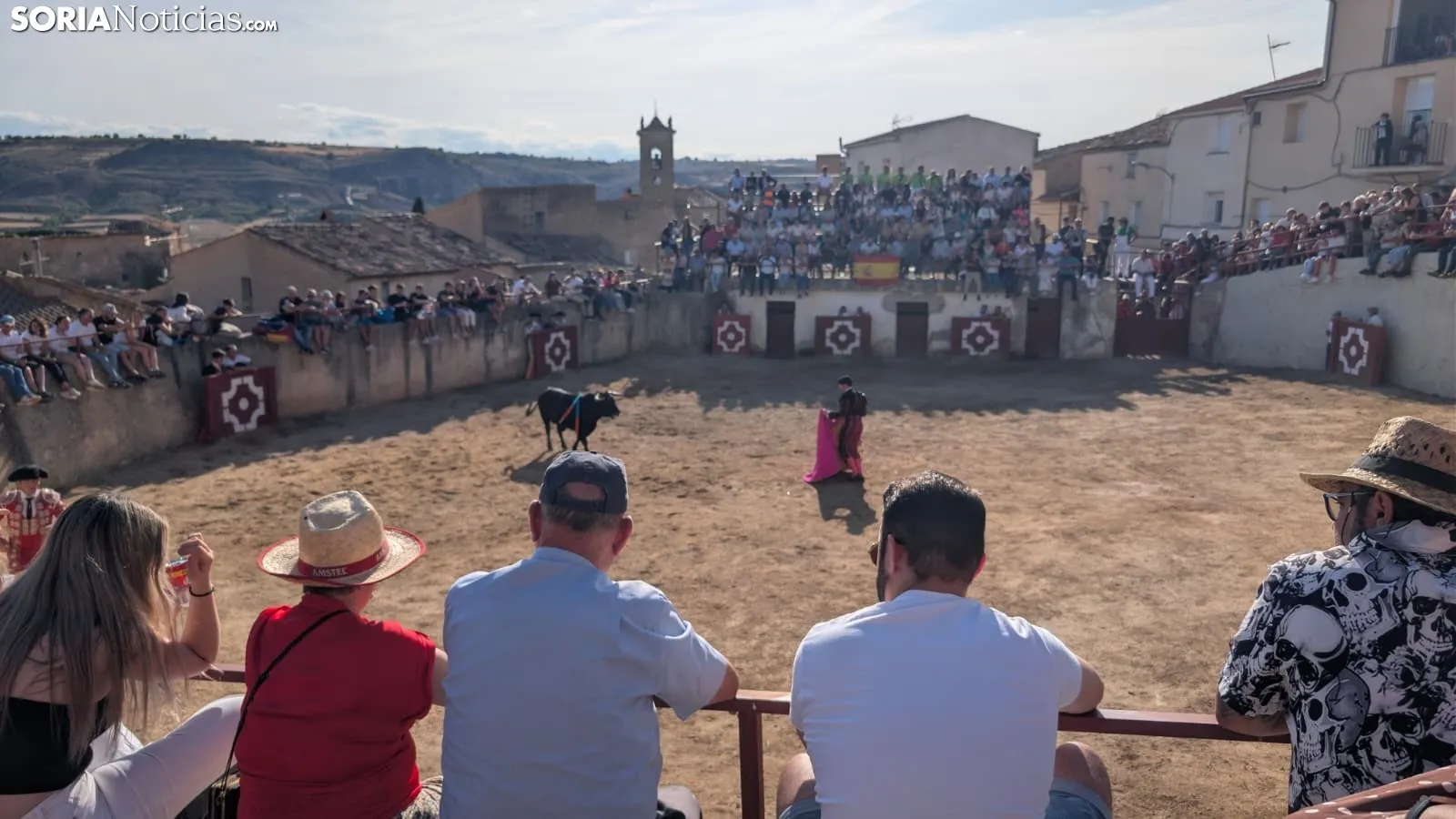 Novillada sin picadores en Deza. 