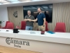 Alfredo Cabrerizo y César Gonzalo firman el acuerdo de colaboración.