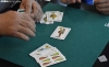 Una partida de guiñote durante un torneo en Soria. /SN