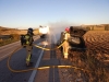 Foto 2 - Arde un coche en la CL-116 cerca de Morón de Almazán
