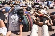 Concentración en Soria en solidaridad con el pueblo palestivo. 