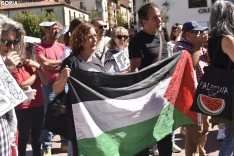 Concentración en Soria en solidaridad con el pueblo palestivo. 