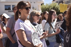 Concentración en Soria en solidaridad con el pueblo palestivo. 