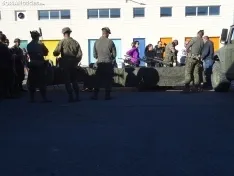 Una imagen de la jornada de puertas abiertas hoy en El Burgo. /PC