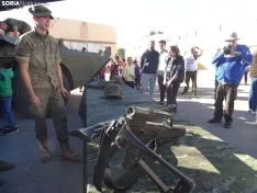 Una imagen de la jornada de puertas abiertas hoy en El Burgo. /PC