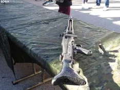 Una imagen de la jornada de puertas abiertas hoy en El Burgo. /PC