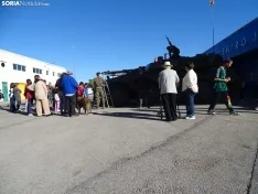 Una imagen de la jornada de puertas abiertas hoy en El Burgo. /PC