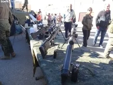 Una imagen de la jornada de puertas abiertas hoy en El Burgo. /PC