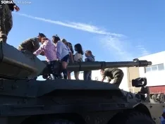 Una imagen de la jornada de puertas abiertas hoy en El Burgo. /PC