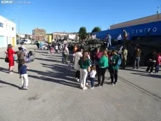 Una imagen de la jornada de puertas abiertas hoy en El Burgo. /PC