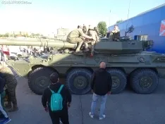 Una imagen de la jornada de puertas abiertas hoy en El Burgo. /PC