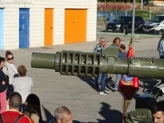 Una imagen de la jornada de puertas abiertas hoy en El Burgo. /PC