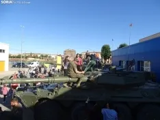 Una imagen de la jornada de puertas abiertas hoy en El Burgo. /PC