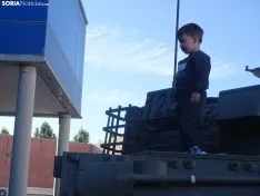 Una imagen de la jornada de puertas abiertas hoy en El Burgo. /PC