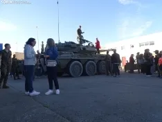 Una imagen de la jornada de puertas abiertas hoy en El Burgo. /PC
