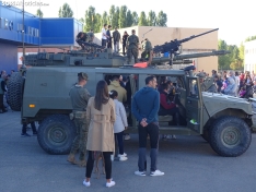 Una imagen de la jornada de puertas abiertas hoy en El Burgo. /PC