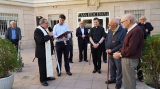 Una imagen de la inauguración de las obras este miércoles. /DOS