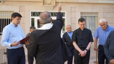 Una imagen de la inauguración de las obras este miércoles. /DOS