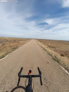  Fernando Valdecantos, el joven soriano que tiene como objetivo recorrer todos los pueblos de Soria en bicicleta