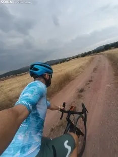  Fernando Valdecantos, el joven soriano que tiene como objetivo recorrer todos los pueblos de Soria en bicicleta