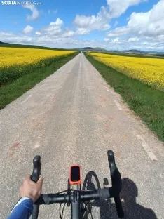  Fernando Valdecantos, el joven soriano que tiene como objetivo recorrer todos los pueblos de Soria en bicicleta