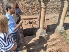 Foto 9 - Las excavaciones en los Arcos de San Juan de Duero dejan al descubierto varios enterramientos y un sorprendente pozo