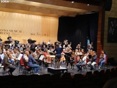 Ensayo de la Banda Nacional de Música en el Palacio de la Audiencia