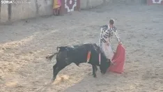 Novillada sin picadores en Deza. 