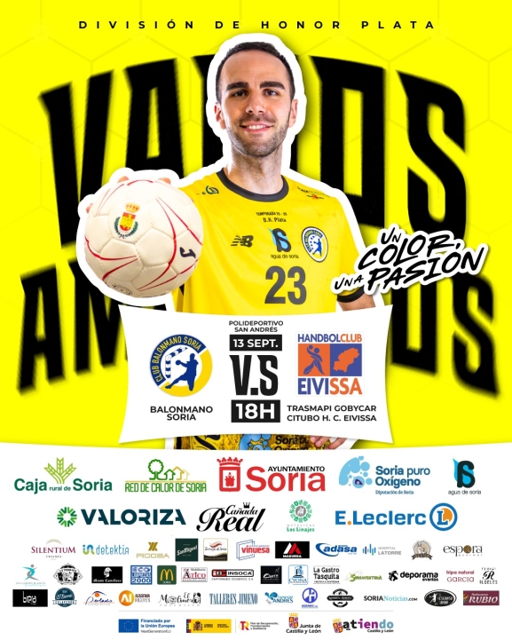 Balonmano Soria debuta en División de Honor Plata ante Eivissa