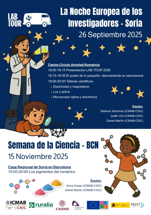 Noche de los Investigadores en Soria 2025: ciencia y talleres