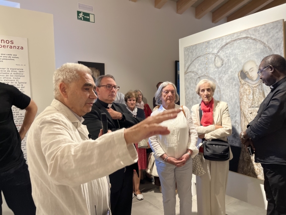 Exposición de Vicente Molina Pacheco en la Catedral de El Burgo
