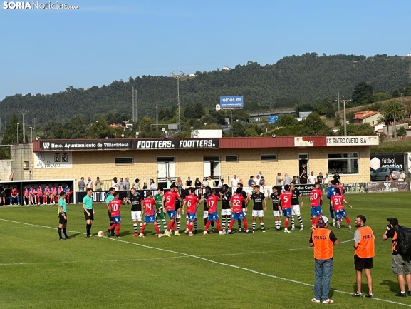 Caos en el Lealtad vs Numancia: sin médico local, sin spray y un parón por un lanzamiento de balón contra el árbitro
