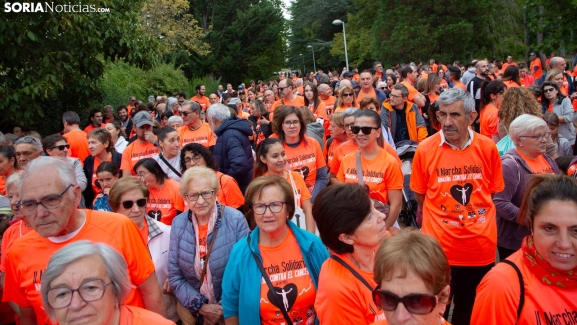 Galería | Almazán bate récord con 600 participantes en su II Marcha Contra el Cáncer