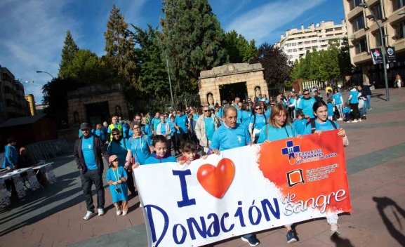 La Marcha por la Vida de Donantes de Sangre vuelve a Soria